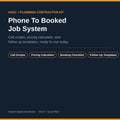 Phone To Booked Job System, Call Scripts and Pricing Kit for HVAC and Plumbing