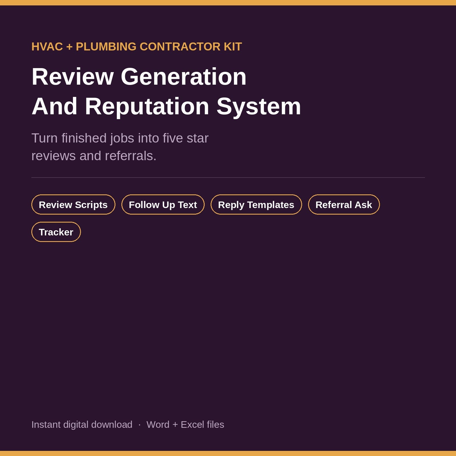 Review Generation and Reputation System, Get More Google Reviews for HVAC and Plumbing